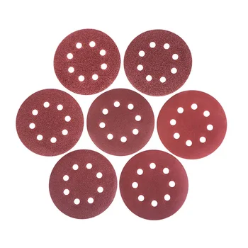 

105PCS Sanding Discs, Hook and Loop Sandpaper for Orbital Sander 8-Holes Sanding Discs Pads (125mm)
