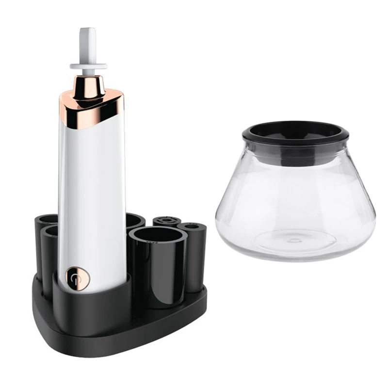 

Electric Automatic Makeup Brush Cleaner 2 Speed Mode Cosmetic Brush Wash Cleaning Tool Dryer Electric Makeup Brush Cleaner