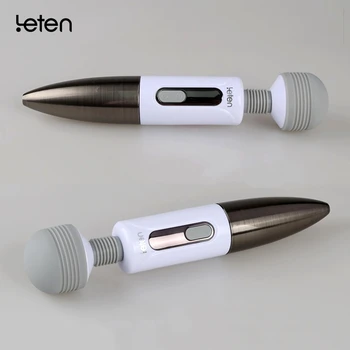 Leten Lightning Huge Head Vibrator for Female Masturbation, AV Magic Wand Massager Nipple Clitoris Stimulator Sex Toys for Woman 3