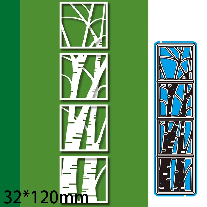 

32*120mm Bamboo Metal cutting Dies Craft Embossing Scrapbooking paper craft Greeting Card