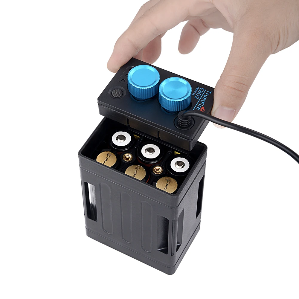 TrustFire EB03 водонепроницаемый внешний аккумулятор 18650 чехол для аккумулятора USB