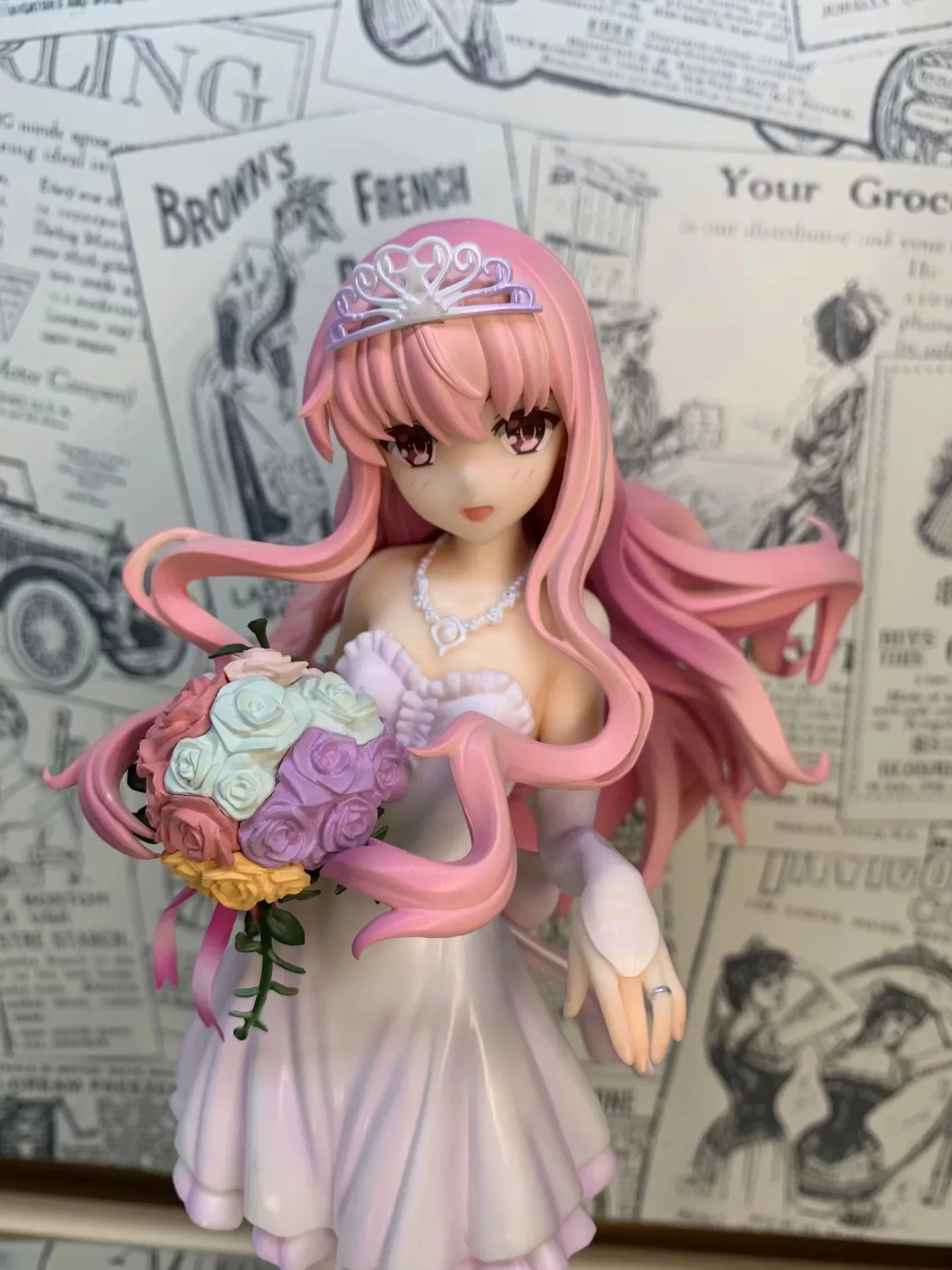 

Kadokawa Wedding Dress Louise Bride Finale ling zhi shi mo 1/7 Boxed Garage Kit Doll Ornaments Model