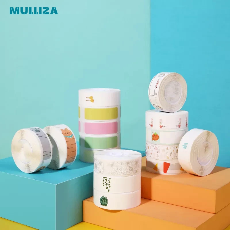 

Decor multi label paper printing paper self-adhesive thermal cosmetics jewelry storage lovely and not easy to tear