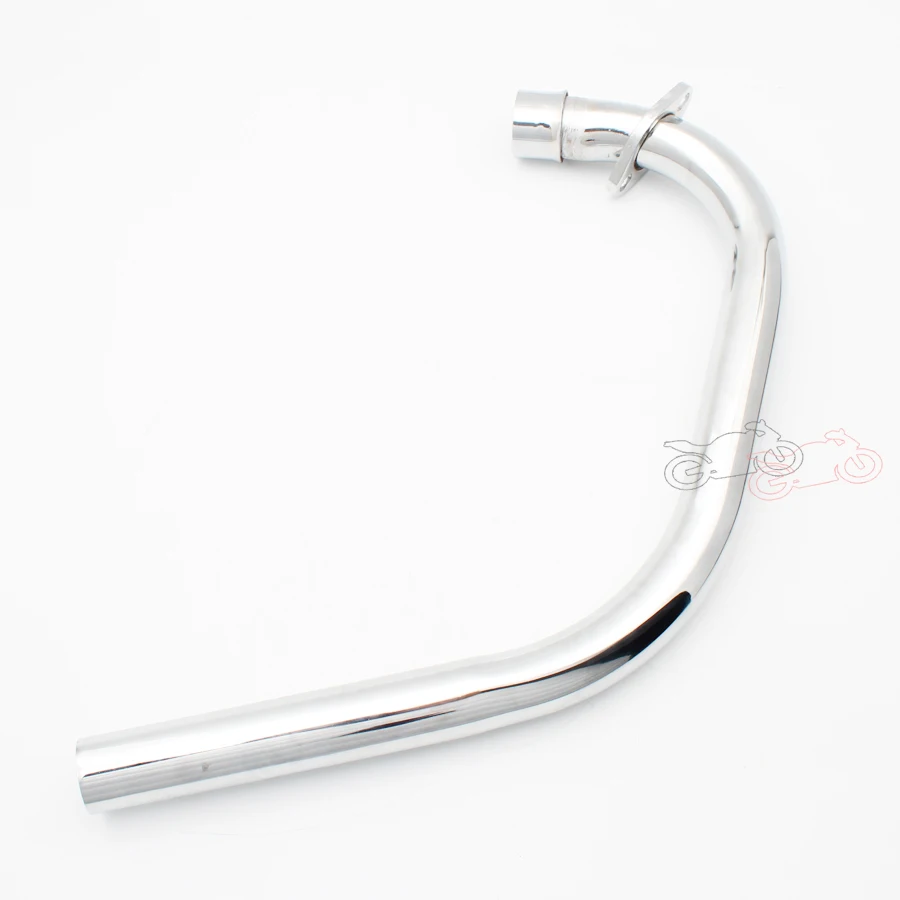 

1pc Cafe Racer Vintage Motorcycle Modified Exhaust Systems Exhaust Muffler Silencer Front Pipe For Honda CG125 WY125