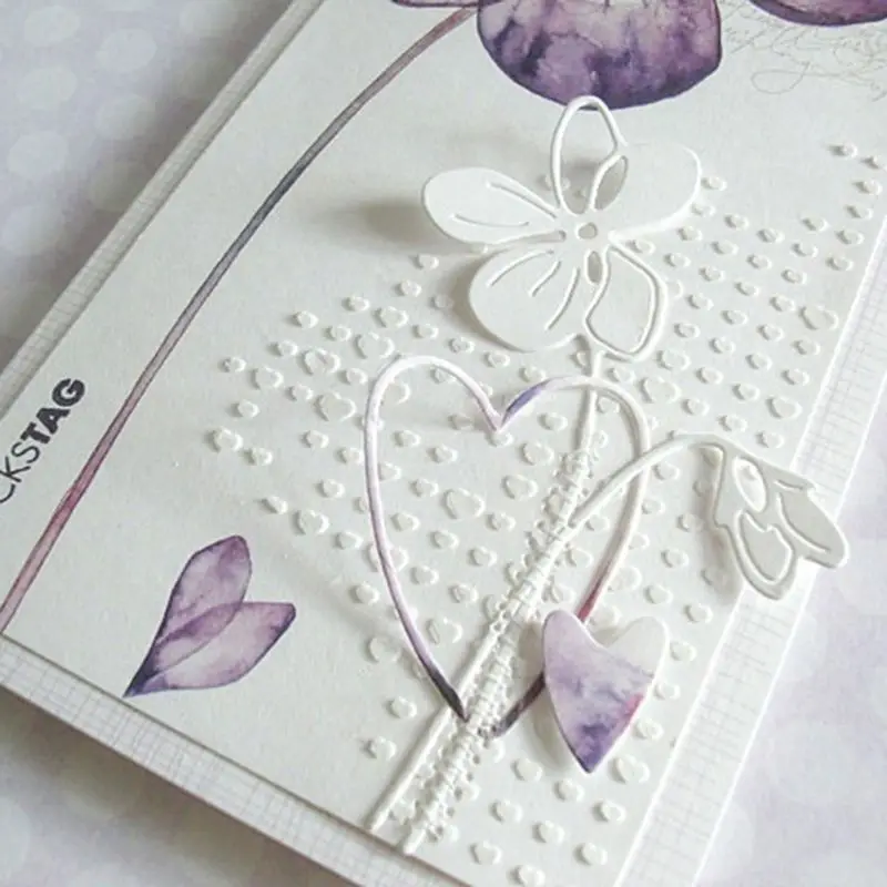 

Beautiful Flower Metal Cutting Dies Stencil Scrapbooking DIY Album Stamp Paper M76D