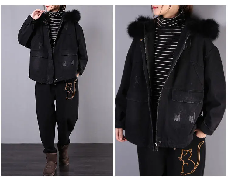 Max LuLu зима корейская мода дизайнерские женские панк Куртки женские утолщенные винтажные стеганые пальто с капюшоном меховой воротник теплая парка