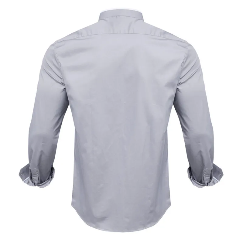VISADA JUANA 2019 мужские рубашки Новое поступление Брендовые мужские летние деловые рубашки с длинным рукавом стильные дышащие мужские рубашки