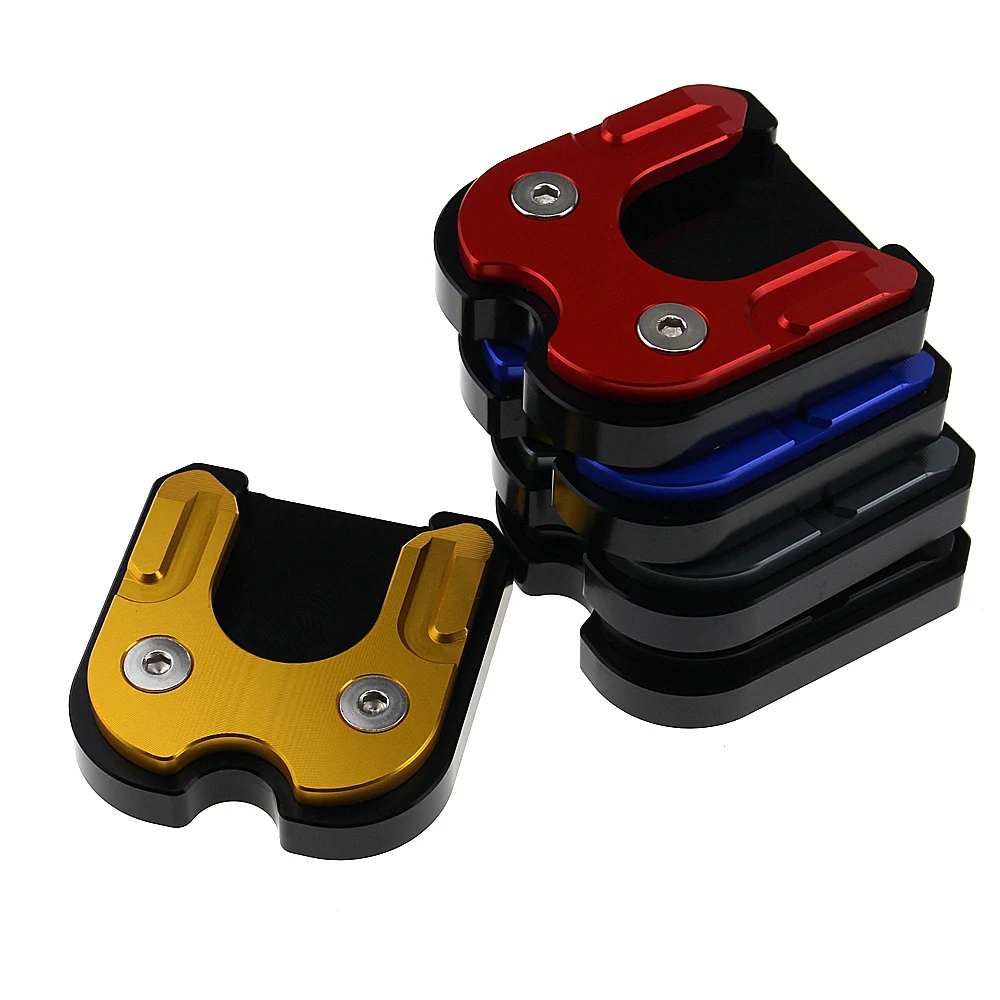 

Free Shipping Motorcycle Side Stand Pad Plate Kickstand Enlarger Support Extension for MOTO GUZZI 750 V7 SPECIAL - STONE