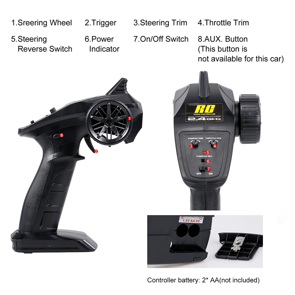 Linxtech 16889 1/16 30 км/ч 4WD RC автомобиль на широкую ногу 2,4G высокого Скорость игрушечных автомобилей дистанционного Управление автомобиль, способный преодолевать Броды для взрослых подарки для детей