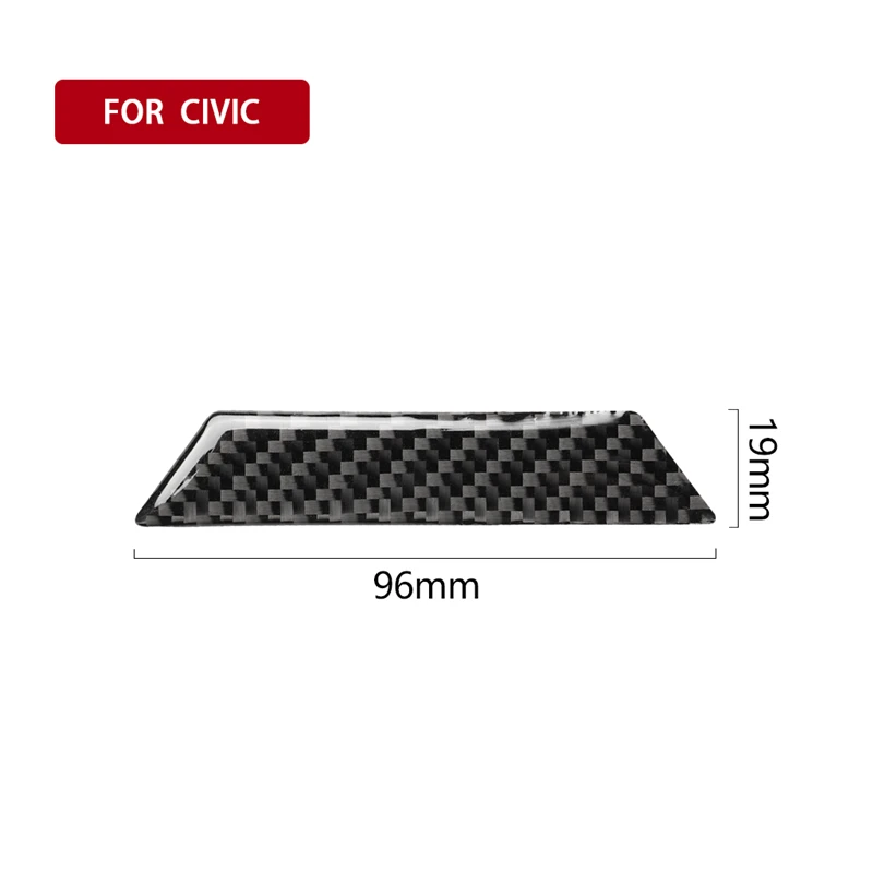For Honda Civic 10th 2016-2019 Accessories Interior Storage Box Trim Cover Decoration Car Carbon Fiber Stickers | Автомобили и
