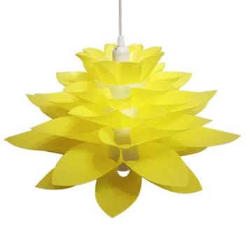 

Living Room Lamp Six-layer Flower-shaped Bulb Covers Lampshade Bedroom Ceiling Modern Plastic Light Shade Light Decoration