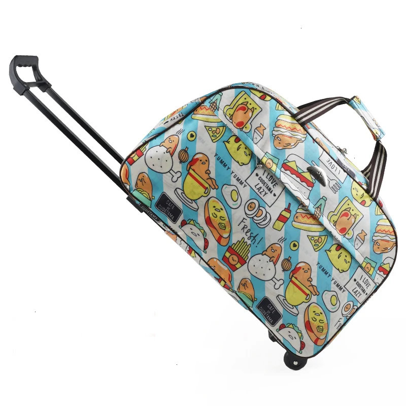 JULY'S SONG Luggage Bag Travel Duffle Trolley bag Rolling Suitcase Trolley Women Men Travel Bags With Wheel Carry-On bag