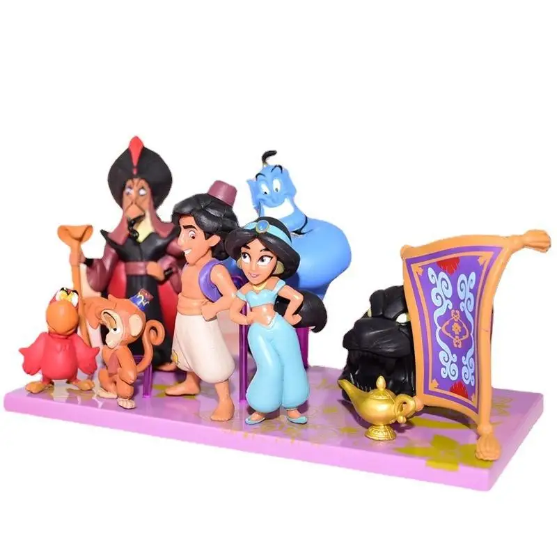 Аниме Disney Аладдин лампа Жасмин Принцесса зло обезьяна Тигр попугай Джафар кукла