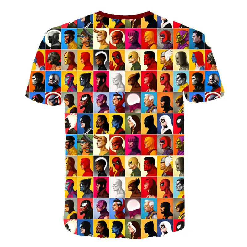 Новое поступление, футболки с 3D принтом «Мстители 4 эндгейм» Детские футболки Повседневная футболка с рисунком для мальчиков и девочек