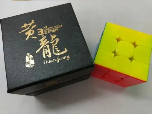 YuXin HuangLong 3x3x3 скоростной конкурс волшебный куб головоломка игрушки мульти-цветной пазл игра Развивающие игрушки для детей