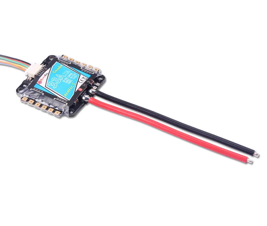 30x30 мм SunriseModel Цикада 33A BLHELIS 3-5S 4 в 1 бесщеточный ESC 1A 3A 5V BEC для контроллера полета RC