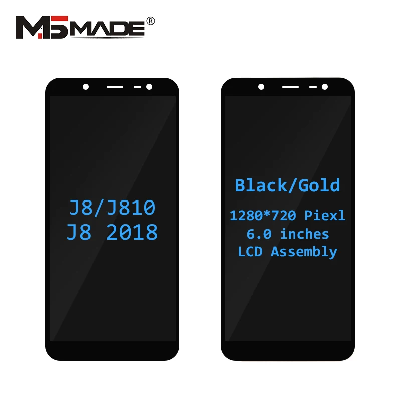Регулируемый J810F ЖК-дисплей для samsung Galaxy J8 Экран J800 J800FN J810F J810Y J810 ЖК-дисплей с сенсорным экраном дигитайзер дисплей в сборе