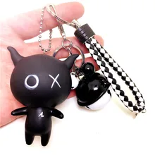 Мультяшный винил Andox Box брелок милый колокол дамская сумка украшения автомобильный брелок Подвеска