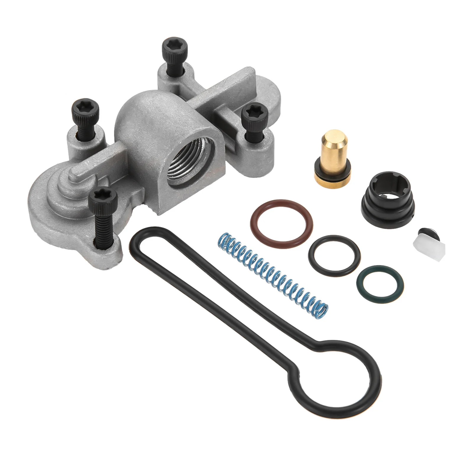 6.0 Blue Spring Kits Upgrade Power Stroke Fuel Pressure Regulator for Ford F250 F350 F450 F550 2003-2007 Excursion 3C3Z-9T517-AG |