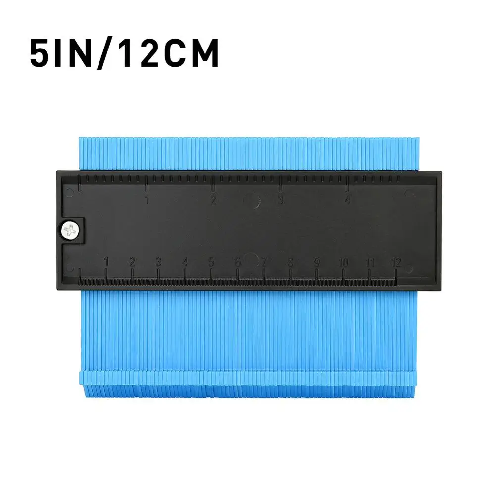 5IN 12CM Blue 12/14/25 см контур Дубликатор duplo и профиль инструмент измерения метр модель контур дублирования контур Пластик контур дубликатор для копирования - Цвет: 5IN 12CM Blue