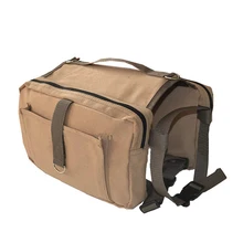 Открытый Путешествия собака рюкзак Обучение Жгут быстросъемные переноски седельная сумка