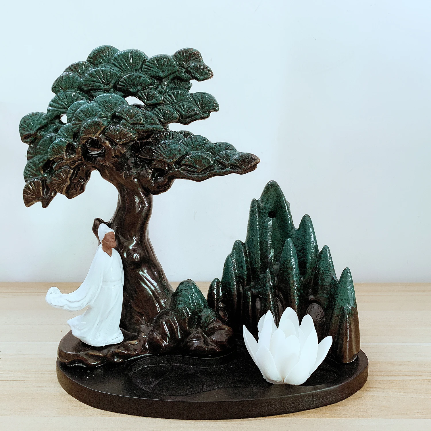 

Creative Ceramic Desktop Crafts Landscape Style Ornament Office Living Room Bedroom Decoration Gift