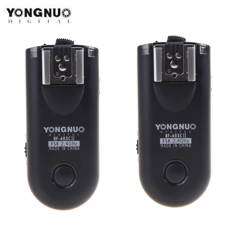 Светодиодная лампа для видеосъемки Yongnuo RF 603C II 603 C3 TTL Беспроводной вспышка