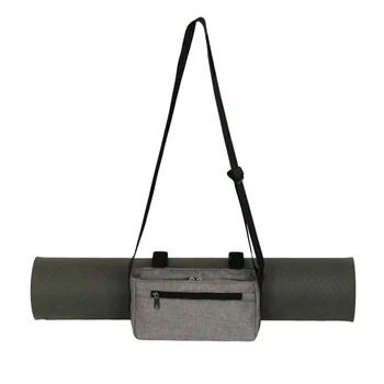 

Yoga Mat Carrier Pouch Tote Adjustable Shoulder Sling Carrying Strap With Two Zippered Pockets Mat Bag Newest 2