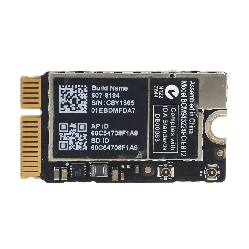 BCM943224PCIEBT2 2,4/5G WiFi BT 4,0 мини PCIe сетевая карта для Mac OS Macbook