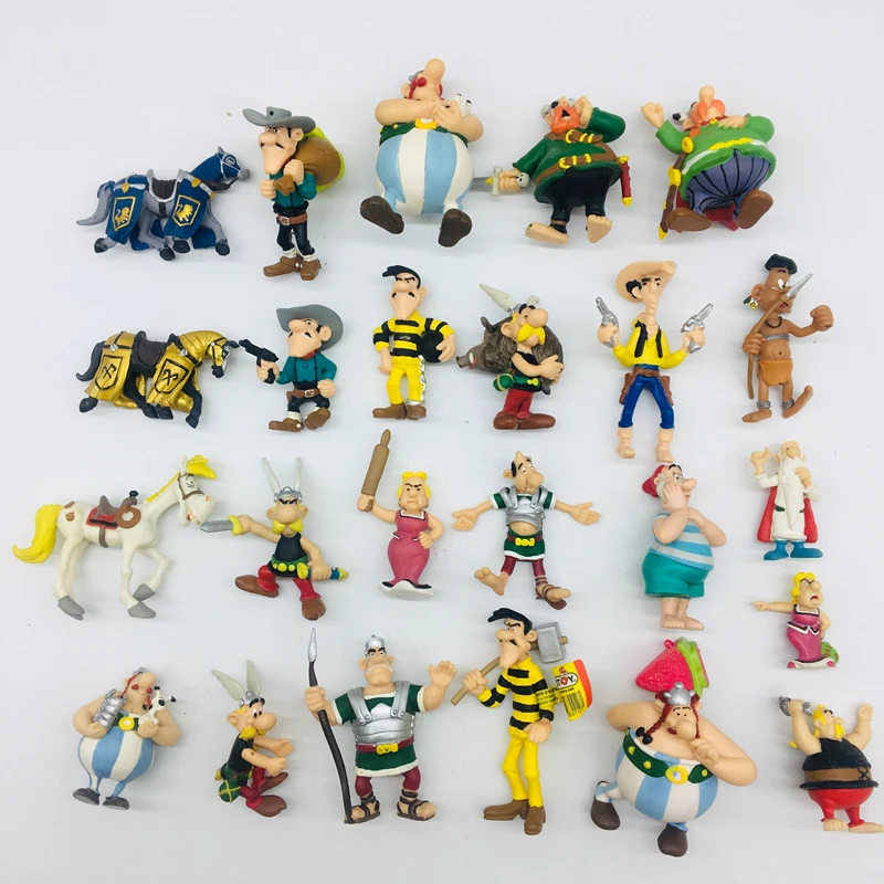 

Gaul Hero Adventures Ancient European Soldiers Action Figure Toy 4.5~8 cm The Adventures of Asterix for kids toys Xmas
