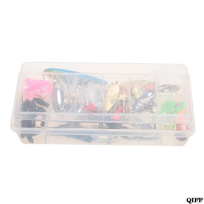 101pcs Fishing Lures Hooks Set Soft Worm Lure Carp Lead Head Jig Hooks Tackle