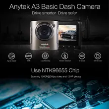 Anytek A3 Автомобильный видеорегистратор Novatek 96655 Автомобильная камера с sony IMX322 CMOS супер ночного видения видеорегистратор Автомобильный видеорегистратор