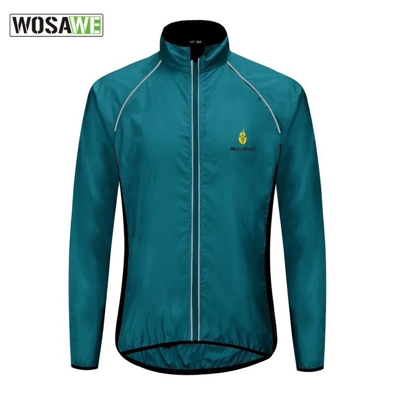 Ultralight Men Women Reflective Cycling Bike Jacket Men Women MTB Sports Jacket Windproof Waterproof Bicycle Wind Windbreaker