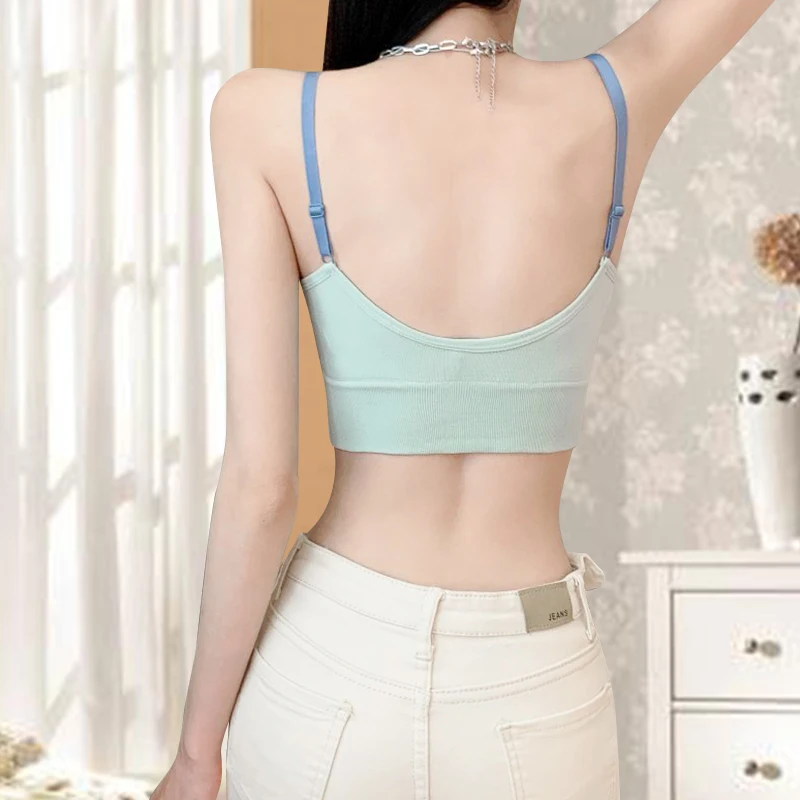Underwear Women's Bras Tube Tops Fashion Push Up Comfort Bralette New Women's Tops Female Crop Top Rimless Sexy Lingerie