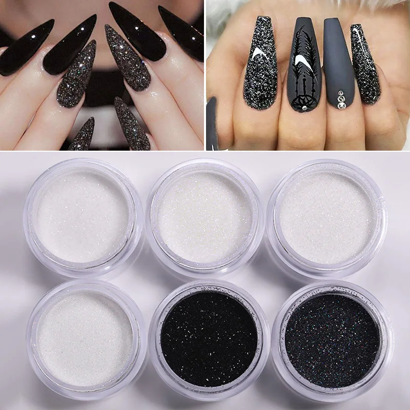 

2/10g Box Nail Sugar Powder Glitter Sparkling Nail Pigment Dust Hair Wool Holographic Nail Art Decoration Nail Art Accessories