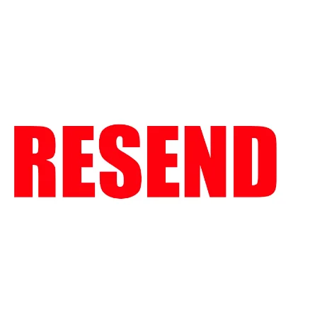 If you need to resend the package please click on this link and note your order number |