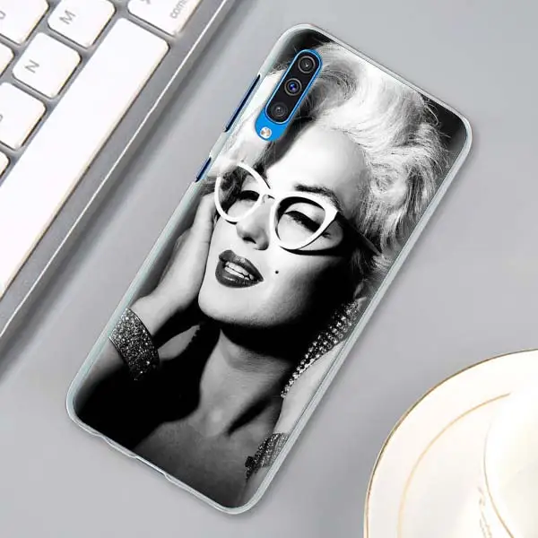 H04 Мэрилин Монро телефонные чехлы для samsung Galaxy A10 A20e A30 A40 A50s A60 A70 A80 A6 A7 A8 A9 в твердом переплете - Цвет: H04