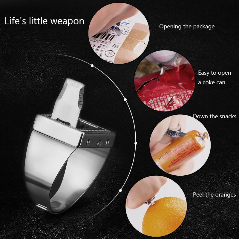 

None Defense Finger Ring Self Defense Weapons Indonesia Portabl Self-defens Anillos Australiahidden Knife Belt Czech Republic