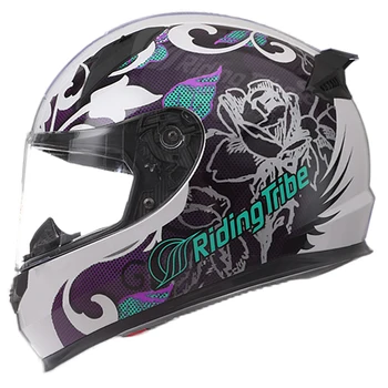 

Motorcycle Full Face Moto Helmets Casque Men Women White Racing Motocross Helmet Casco Riding Moto Helmet Motorbike Capacete