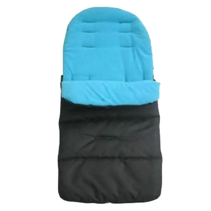 Многофункциональная детская коляска для сна сумка для детей детская тележка утолщенная пеленка ветронепроницаемая Водонепроницаемая теплая крышка для ног 19QF - Цвет: Синий