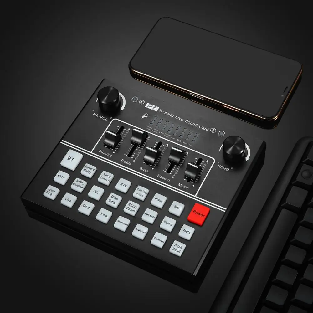 Live Sound Card Audio Interface Mixing sets USB