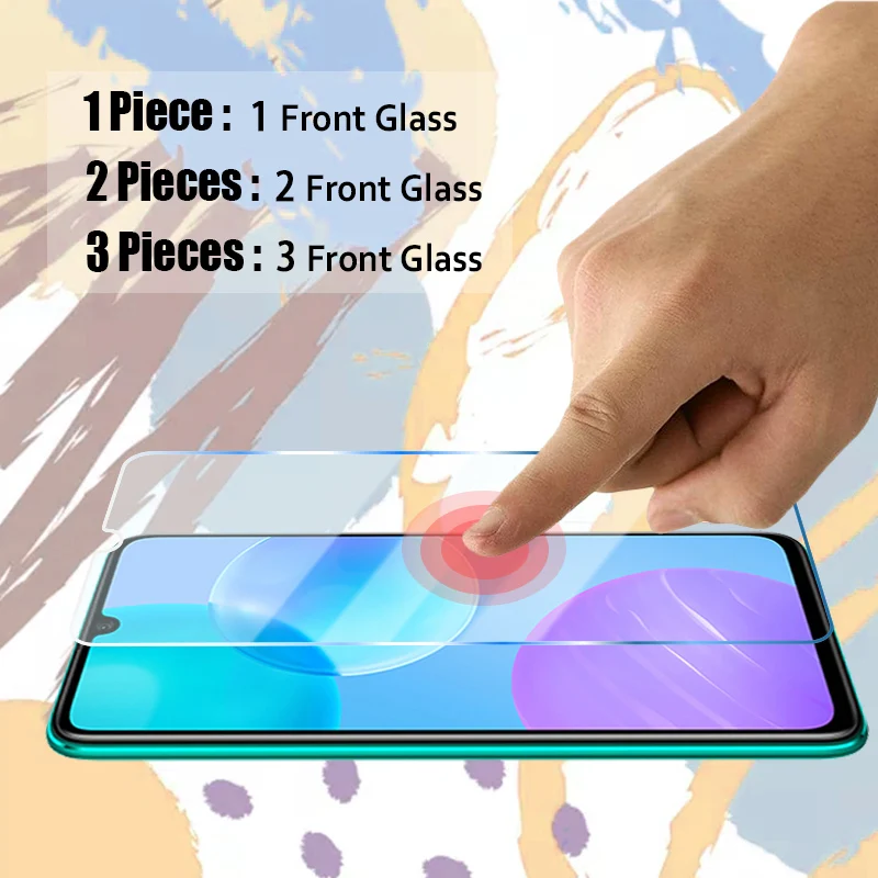 Закаленное стекло для Honor 10 10i 1/3 шт. защиты экрана Huawei 8X 9X 20 Pro 9 Lite 30i 20i 10X Light 9S 8S