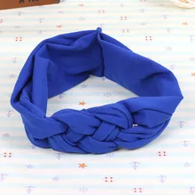 Европа и Америка Горячая Распродажа для маленьких девочек плетение крест Детская повязка для волос китайский узел Аксессуары для волос резинки для волос