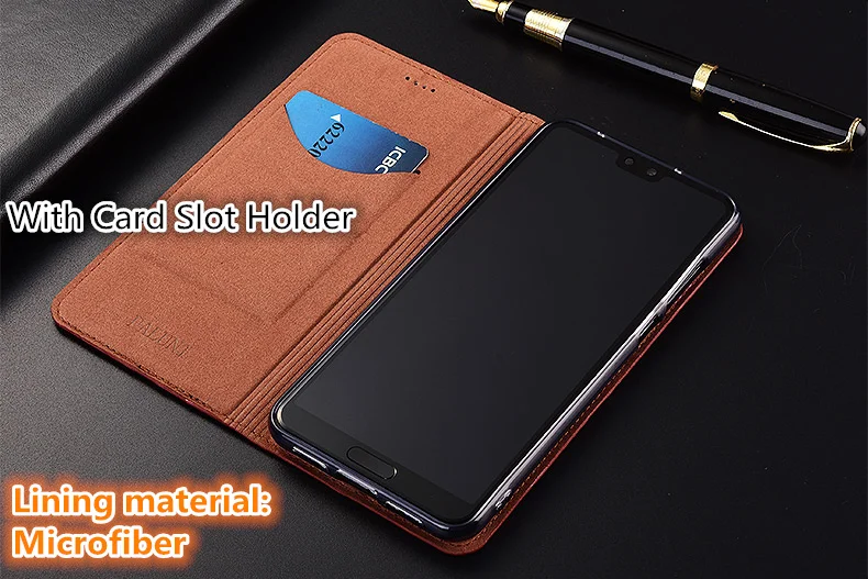 Big Discount CqgAp High end lizard pattern natural leather case card slot holder for Xiaomi Redmi Note 8 Pro/Redmi Note 8 magnetic phone case funda