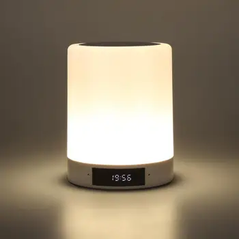 

M6 Mini Touch Light Alarm Clock Bluetooth Audio Desk Lamp Room Night Lights Support Dropshipping