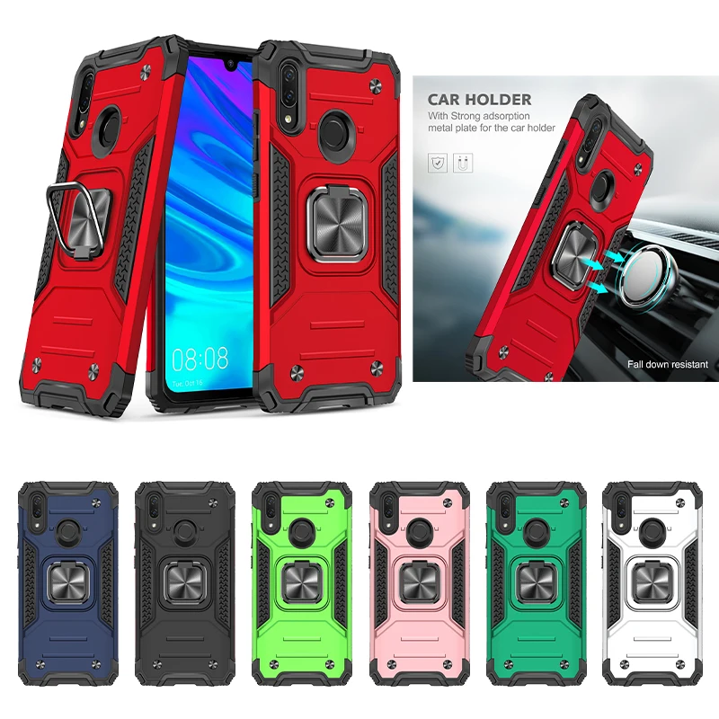 For Huawei P Smart 2019 Honor10 lite Cases Shockproof Armor Magnet Case Ring Stand Bumper Phone Back Cover For P Smart 2019 Case