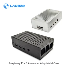 Высокое качество Raspberry pi 4B алюминиевый корпус сетка охлаждения черный/серебристый цвет