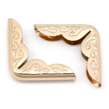 

Rose gold engraved corner buckle books and notebooks and other decorative 30x21mm-50