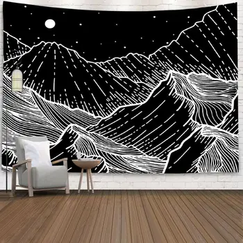 

Psychedelic Starry Sky Tapestry Art Wall Hanging Home Blanket Decor Tapestry Home Decor Tapestries
