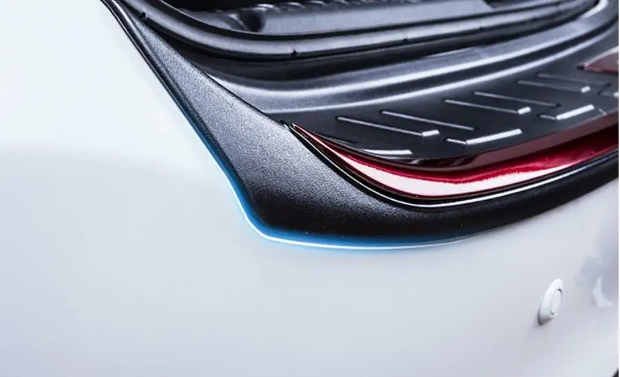 Модификация автомобиля автомобильные аксессуары пластиковый Задний бампер протектор Подоконник Пластина Крышка подходит для Mazda 6 Atenza